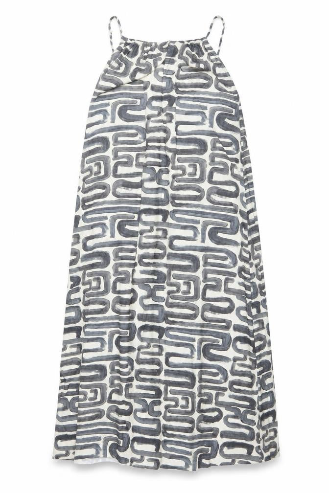 Zara Women’s Multicoloured XS Slip Dress Geometric Midi Summer