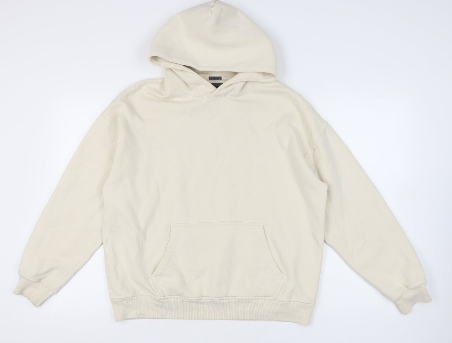 Abercrombie & Fitch Men’s Beige Oversized Hoodie Small Pullover