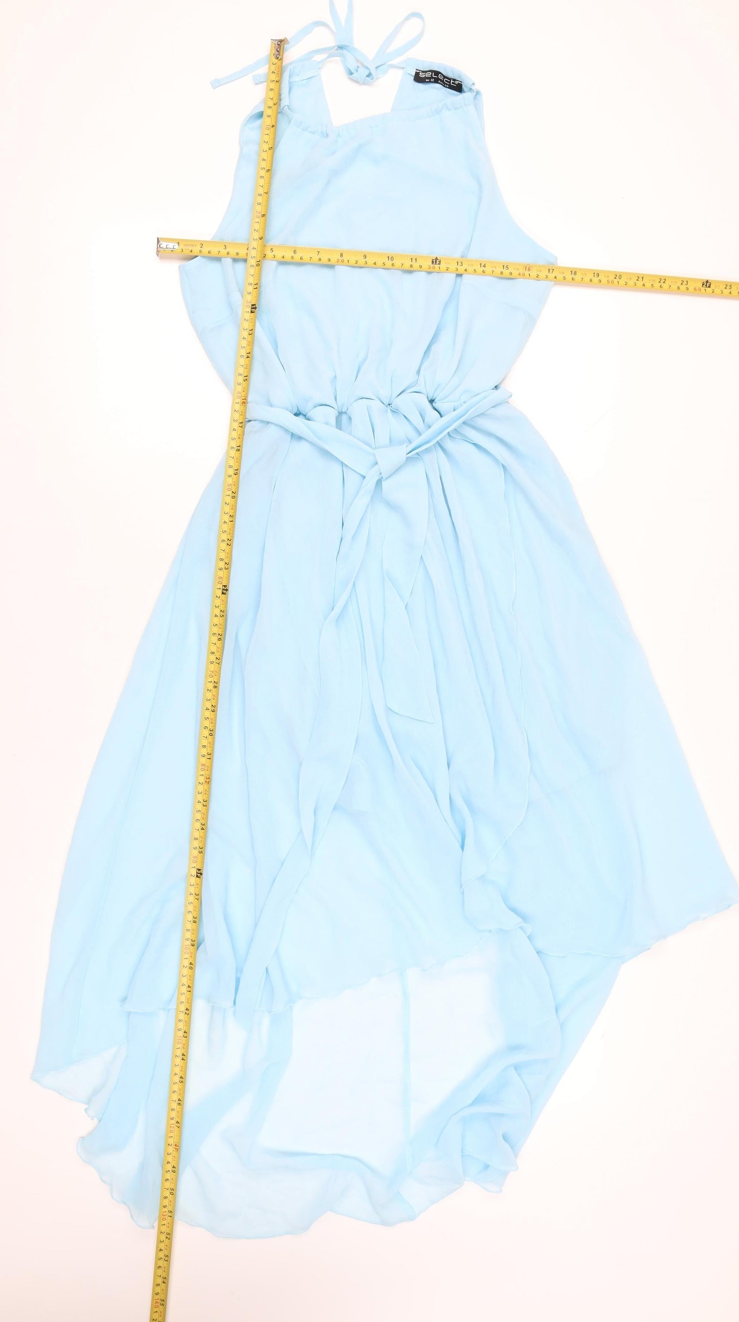 Select Women’s Blue Hi-Low Sleeveless Maxi Dress UK 12
