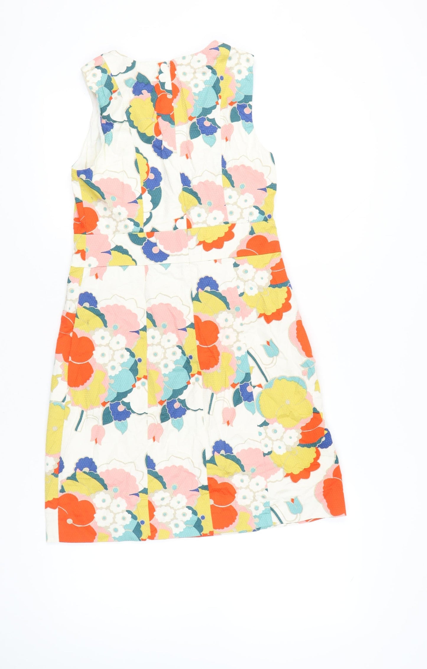 Boden Women’s Multicoloured Floral Shift Dress Size 10 Knee Length