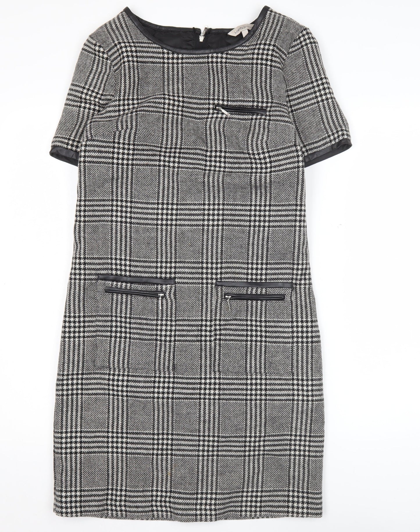 Marks and Spencer Women’s Grey Check Shift Dress Size 6