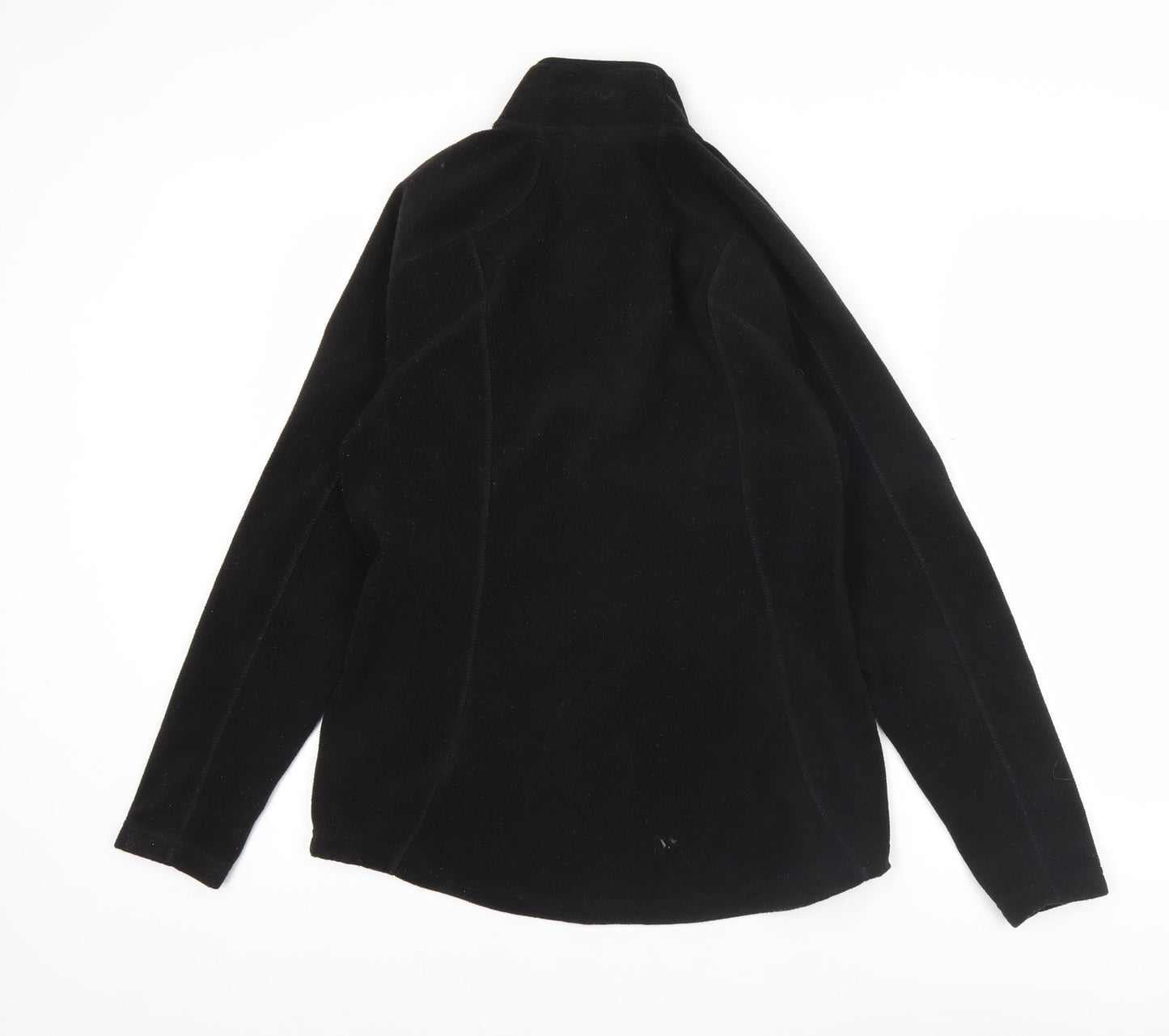 Karrimor Women’s Black Fleece Jacket Size 12 Full Zip Outdoor