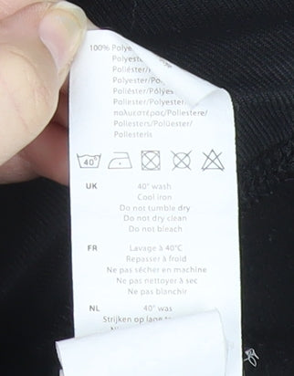 Karrimor Women’s Black Fleece Jacket Size 12 Full Zip Outdoor