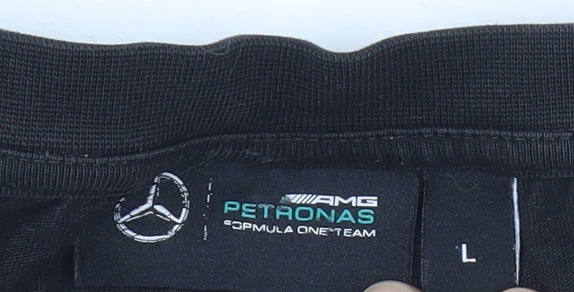 Hugo Boss Men’s Black Mercedes Petronas Formula 1 T-Shirt L
