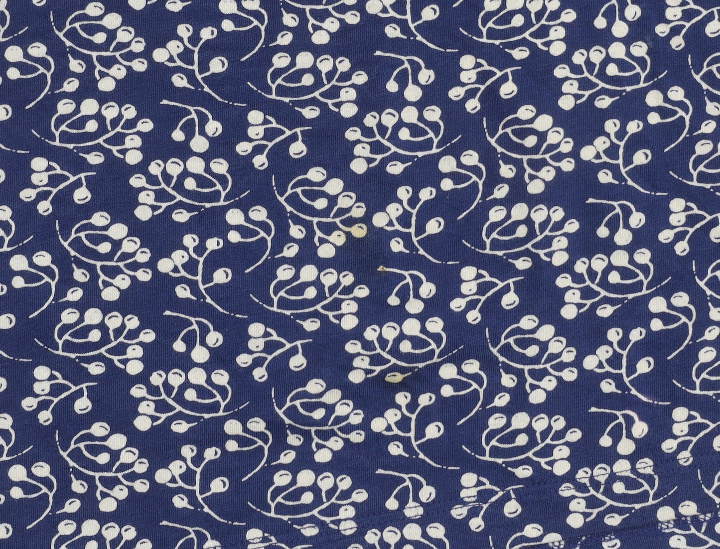 Seasalt Women’s Blue Floral Organic Cotton Scoop Neck T-Shirt Size 12