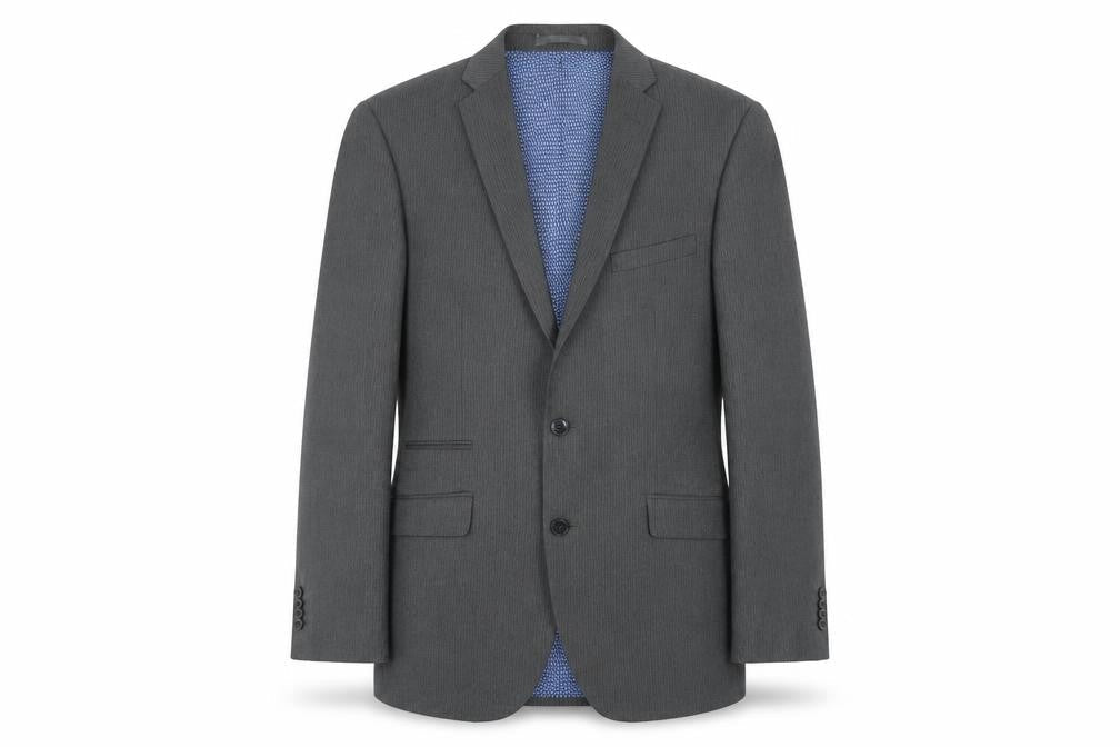 Front view of Taylor & Wright Men's Grey 38R Blazer Jacket Regular Fit