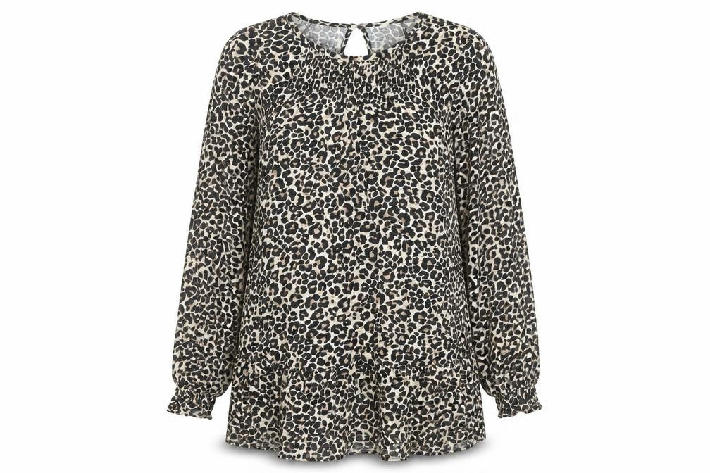 Tu Women’s Multicoloured Leopard Print Shift Dress Size 14