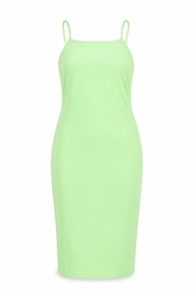 PrettyLittleThing Women’s Green Size 14 Bodycon Midi Party Dress