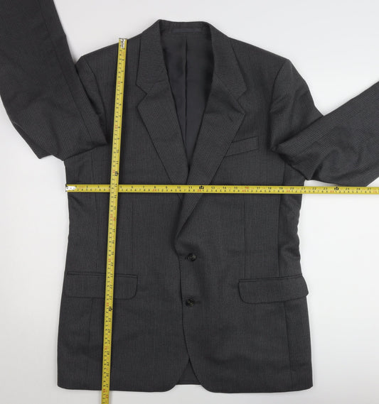 Centaur Men's Grey Wool Blazer Jacket 42L Classic Formal Wear