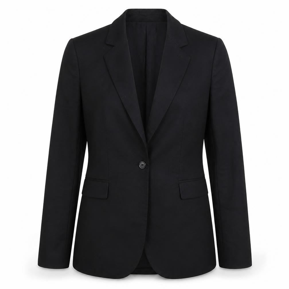 Joseph Men's Black 36 Slim Fit Single-Breasted Blazer Jacket