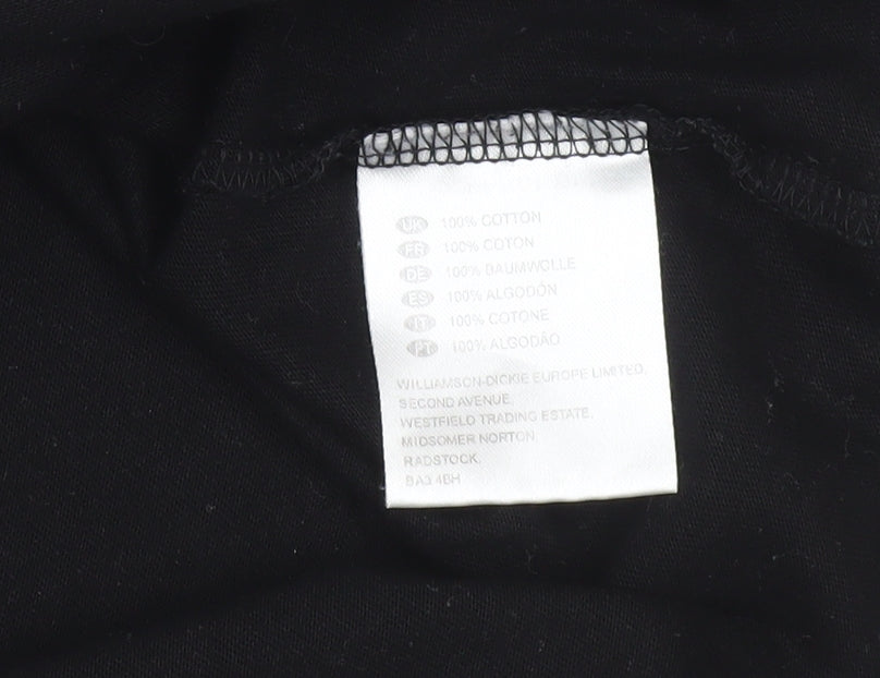 Dickies Men's Black Small Logo Pocket Crew Neck T-Shirt