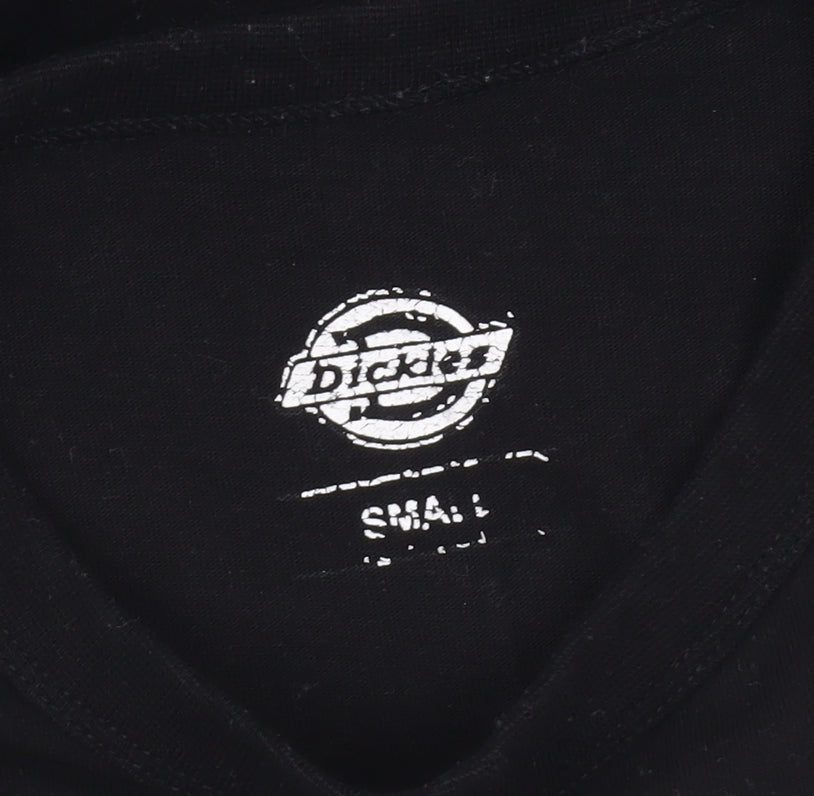 Dickies Men's Black Small Logo Pocket Crew Neck T-Shirt
