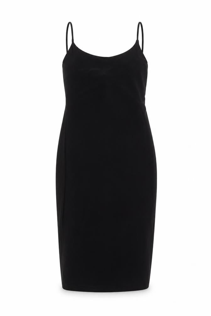 PrettyLittleThing Women’s Black Size 6 Midi Slip Dress