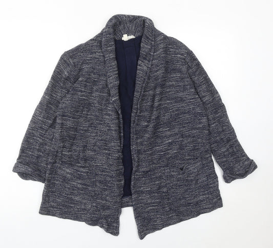 Fat Face Womens Blue Cotton Cardigan UK 10 Long Sleeve Casual Knit