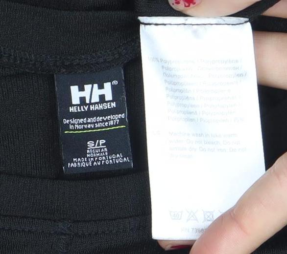 Helly Hansen Womens Black Long Sleeve Activewear Top Size S