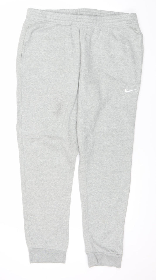 Nike Mens Grey XL Jogger Sweatpants Tapered Gym Training