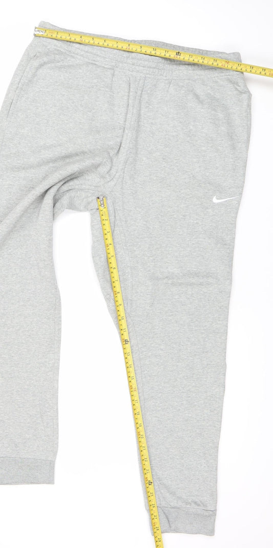 Nike Mens Grey XL Jogger Sweatpants Tapered Gym Training
