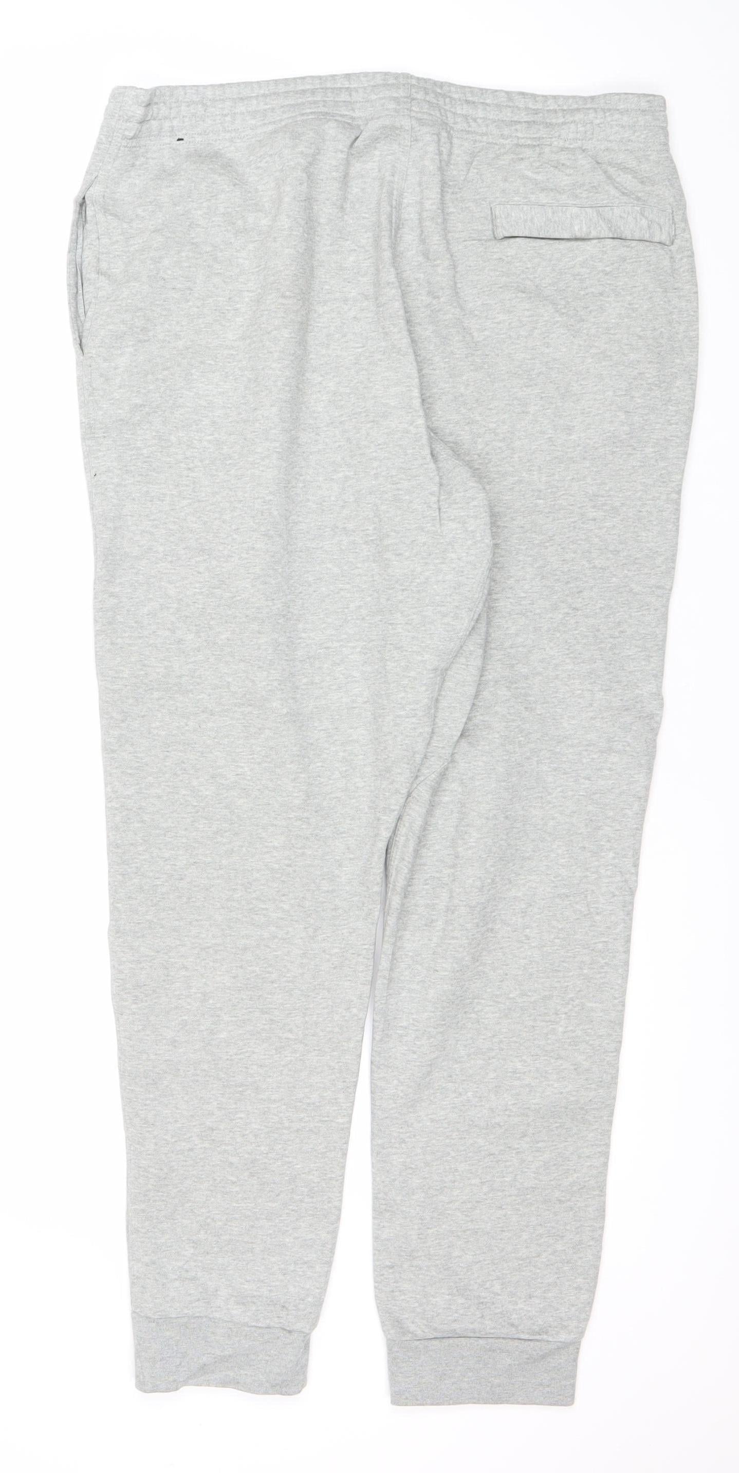Nike Mens Grey XL Jogger Sweatpants Tapered Gym Training