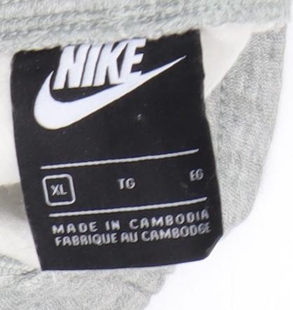 Nike Mens Grey XL Jogger Sweatpants Tapered Gym Training
