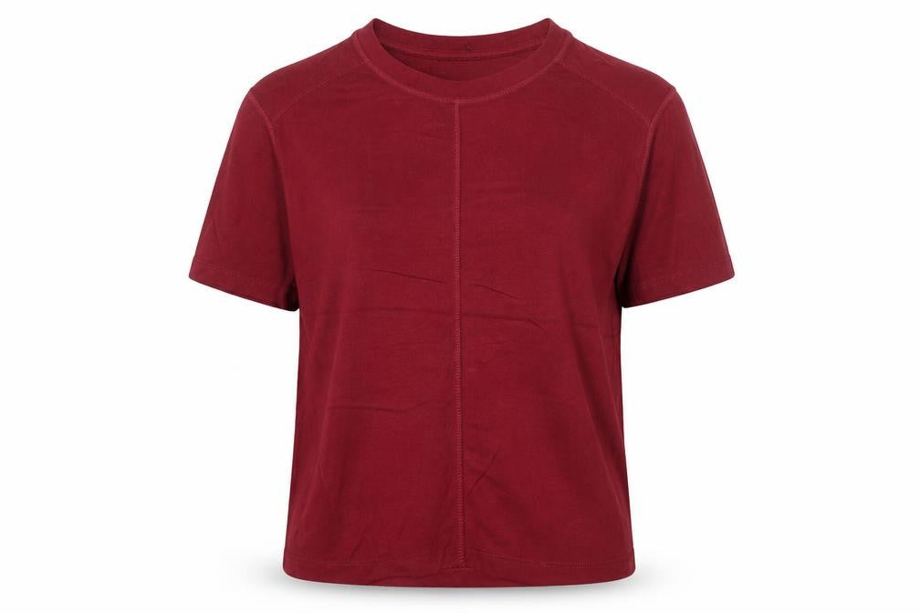 Marks and Spencer Womens Red Basic Short Sleeve T-Shirt S