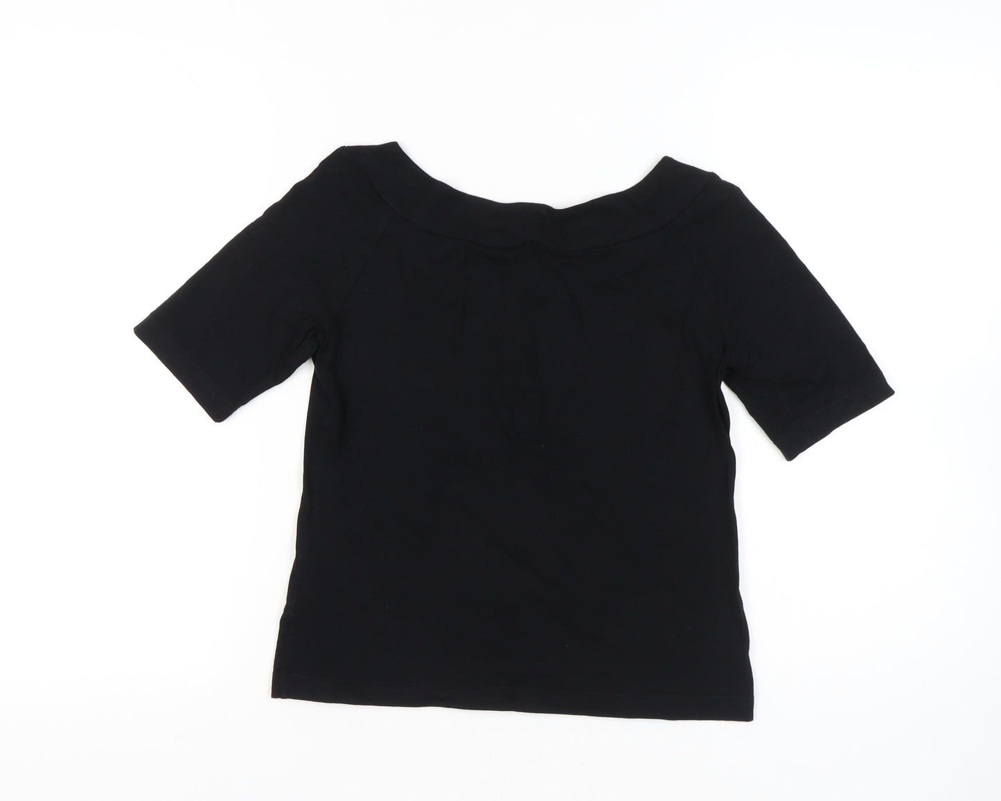 Gerry Weber Women’s Black Size 10 Boat Neck Stretch T-Shirt