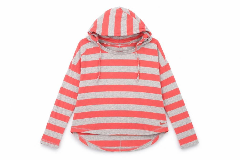 Womens UK M Regular Nike Multicoloured Pullover Hoodie