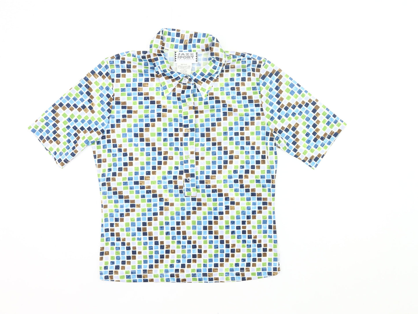 Jazz Sport California Women’s Multicoloured Geometric Button-Up Shirt L
