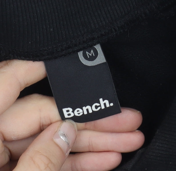 Bench Men's Black Full Zip Casual Jacket Size M Cotton Blend