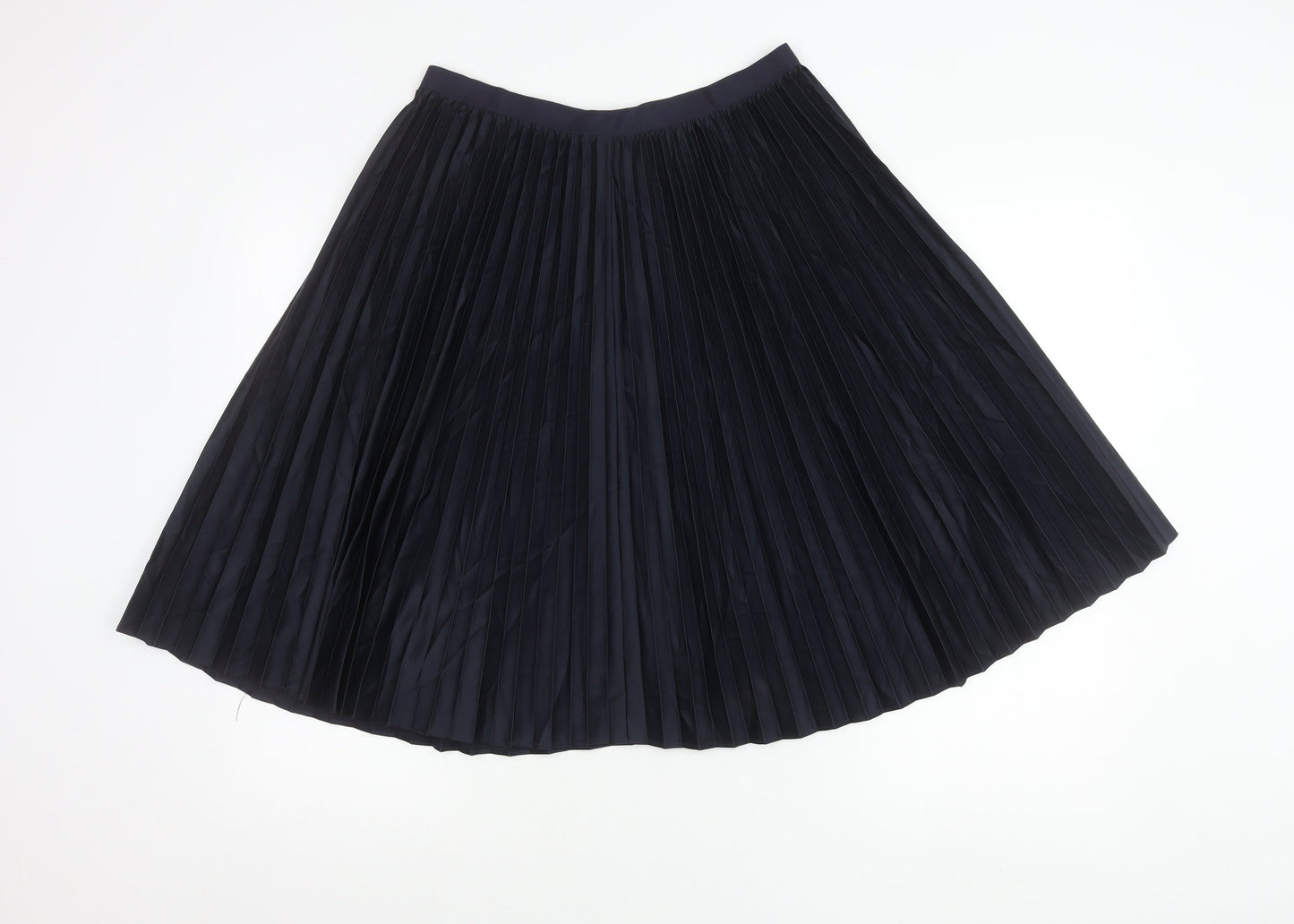 Scotch & Soda Womens Blue Pleated Midi Skirt Size S