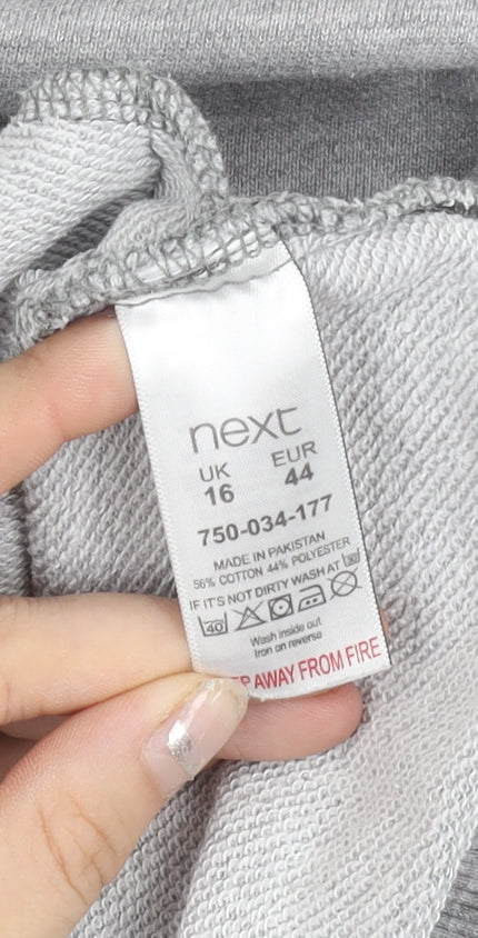 Next Women’s Grey Size 16 Crew Neck Long Sleeve Sweatshirt