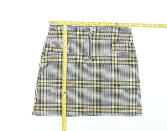 Quiz Women’s Multicoloured Plaid Short Pencil Skirt Size 12