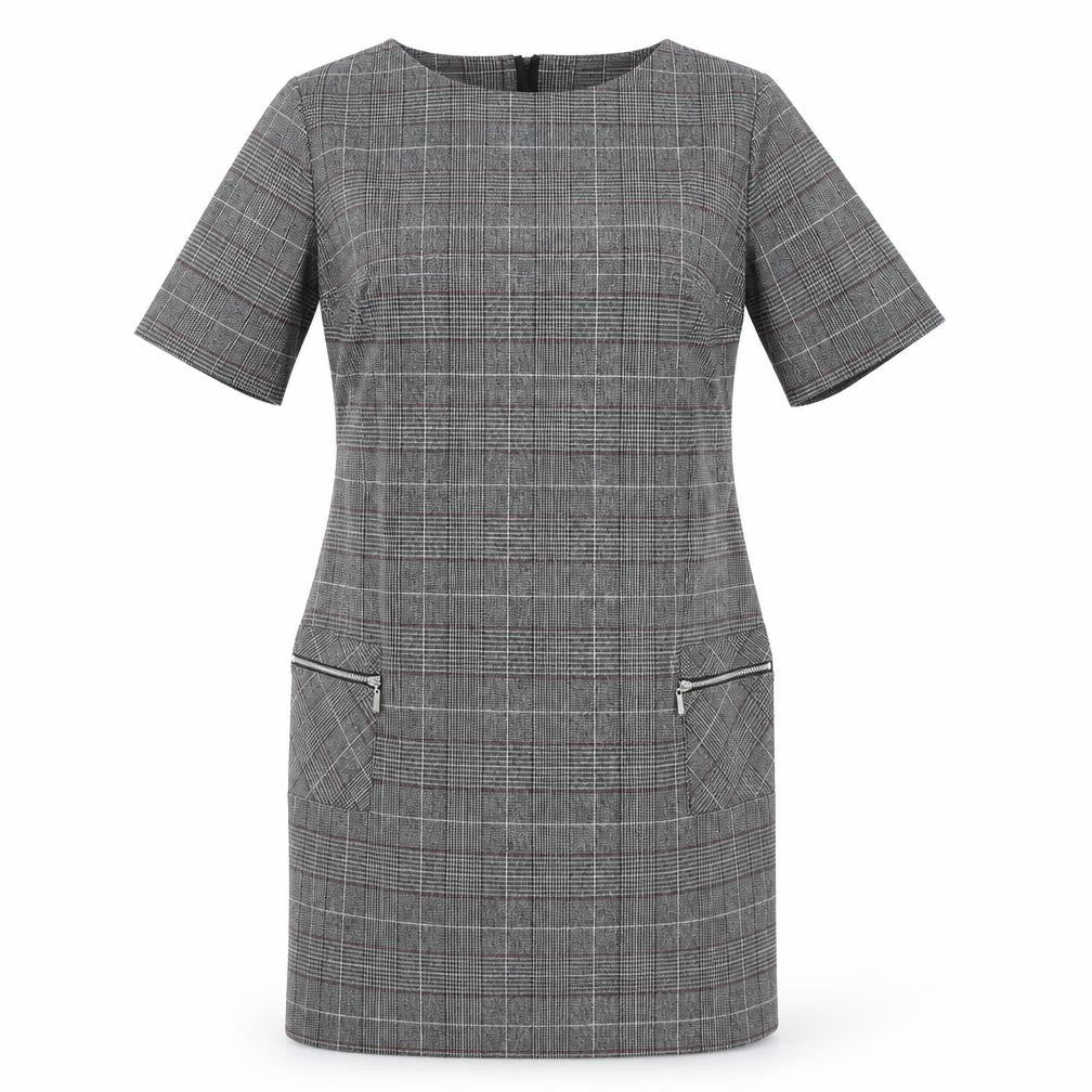 Apricot Women’s Grey Check Shift Dress UK 12 Workwear Business