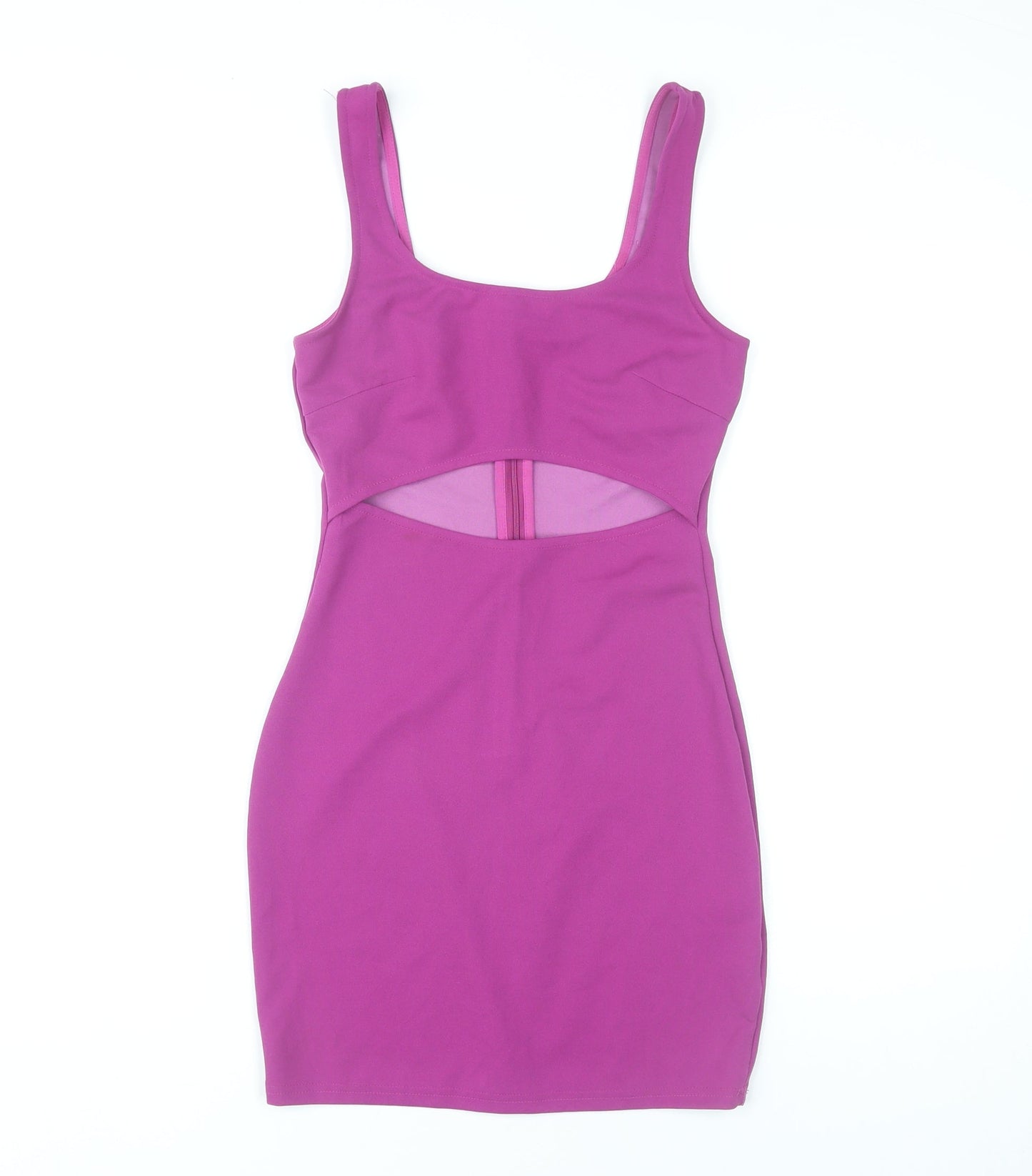 Parisian Women’s Pink Scoop Neck Bodycon Cut Out Dress Size 6