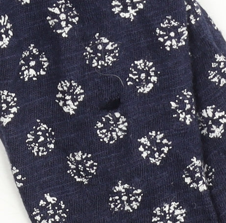 FatFace Women’s Blue Floral Knit Long Sleeve Open Cardigan Size 10