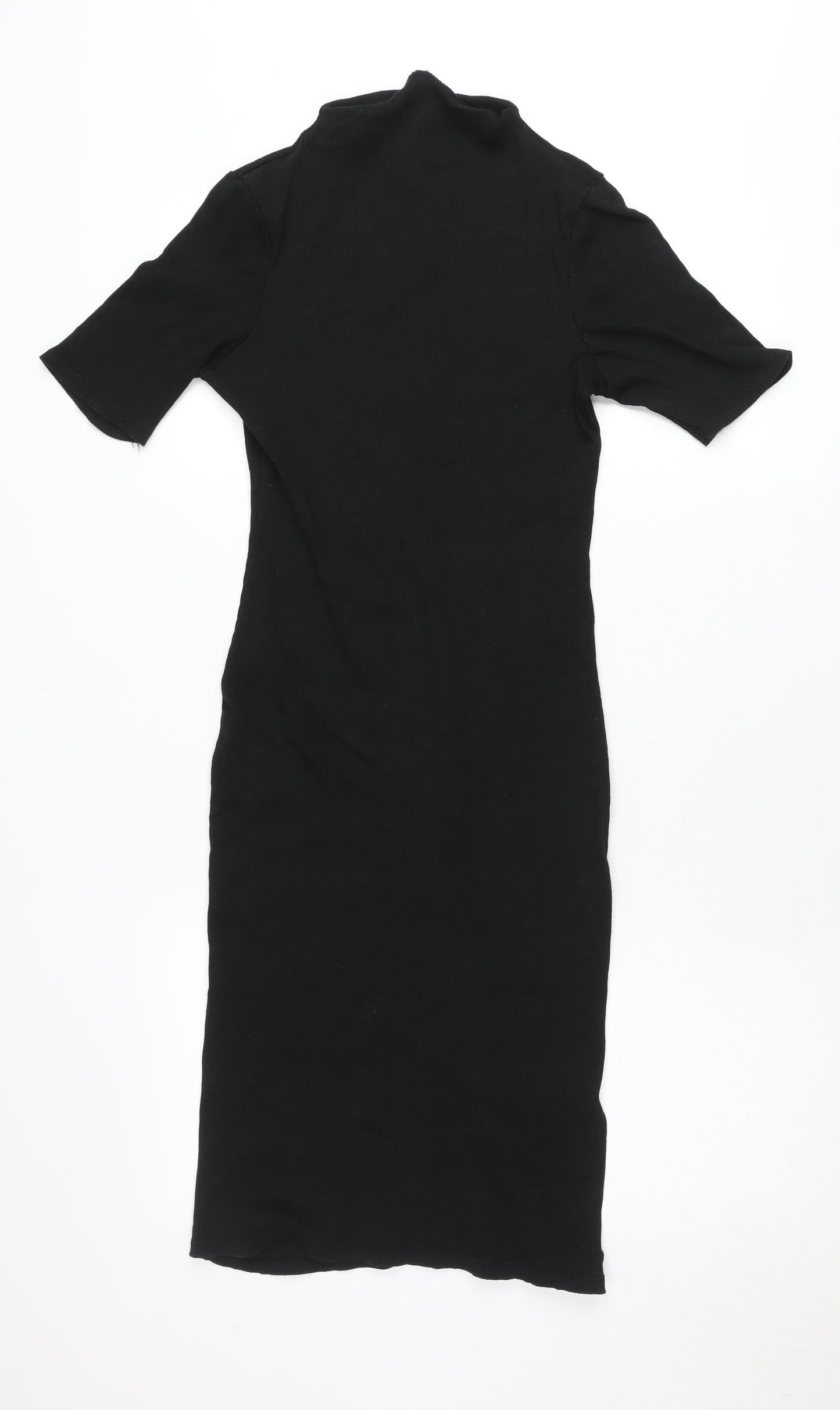 French Connection Women’s Black Bodycon Midi Dress Size S