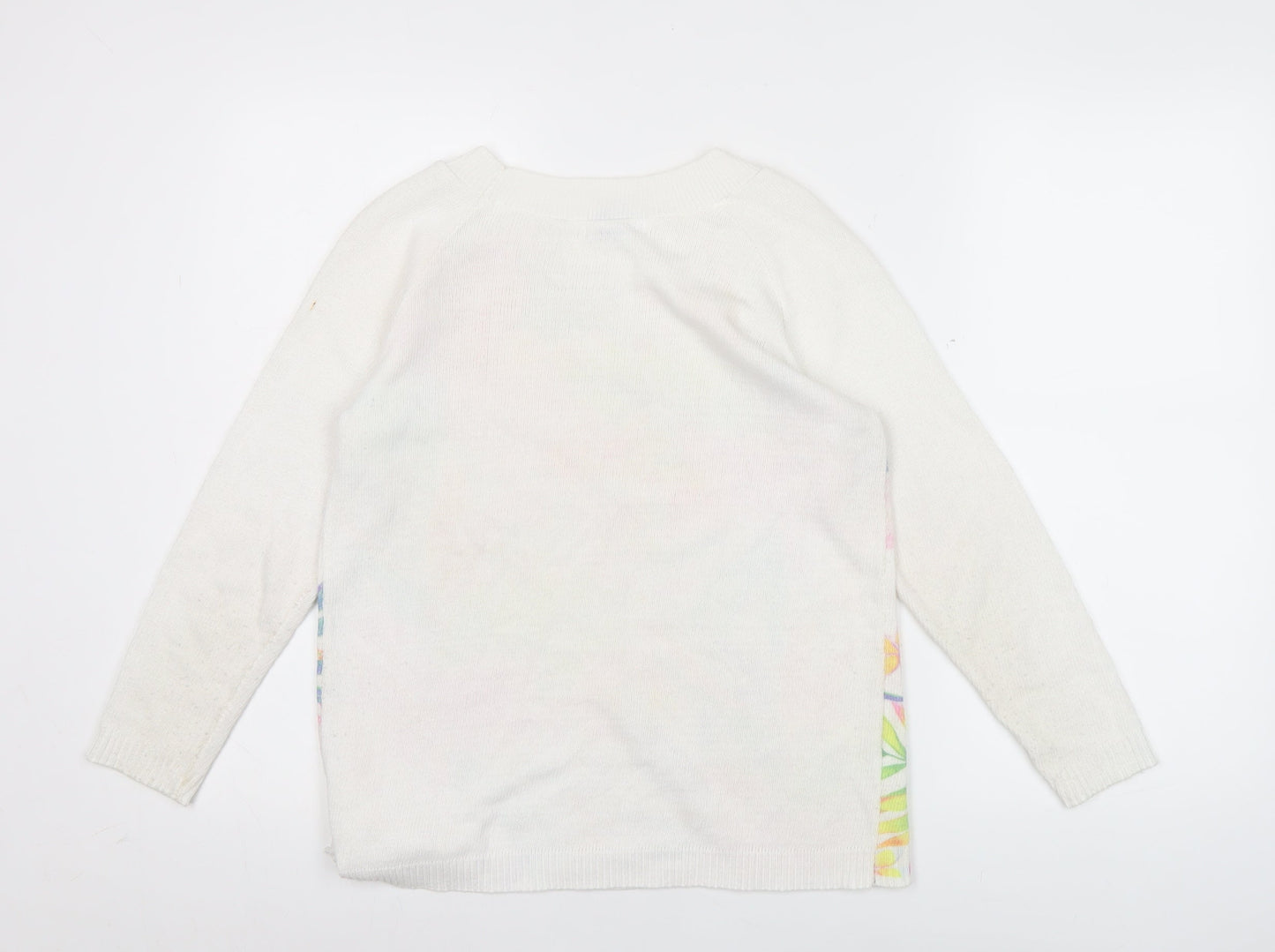 Bassini Womens Multicoloured Floral Pullover Jumper M