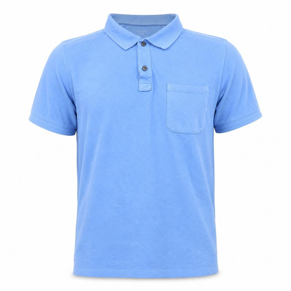 Gap Men's Blue Cotton Polo Shirt Size S Short Sleeve Casual