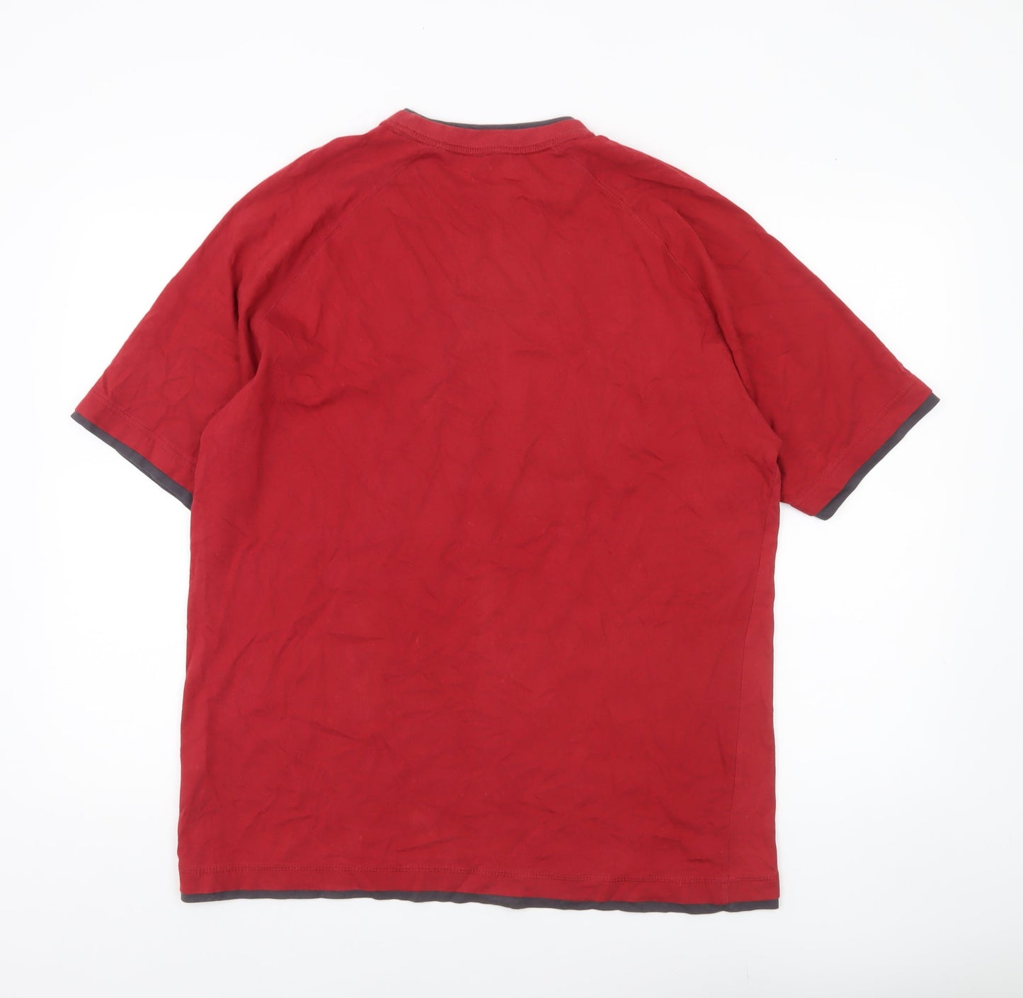 Peter Storm Men's Red Crew Neck Cotton T-Shirt L