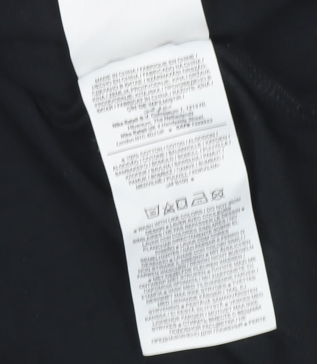 Nike Girls Black XL Short Sleeve Logo Sports T-Shirt