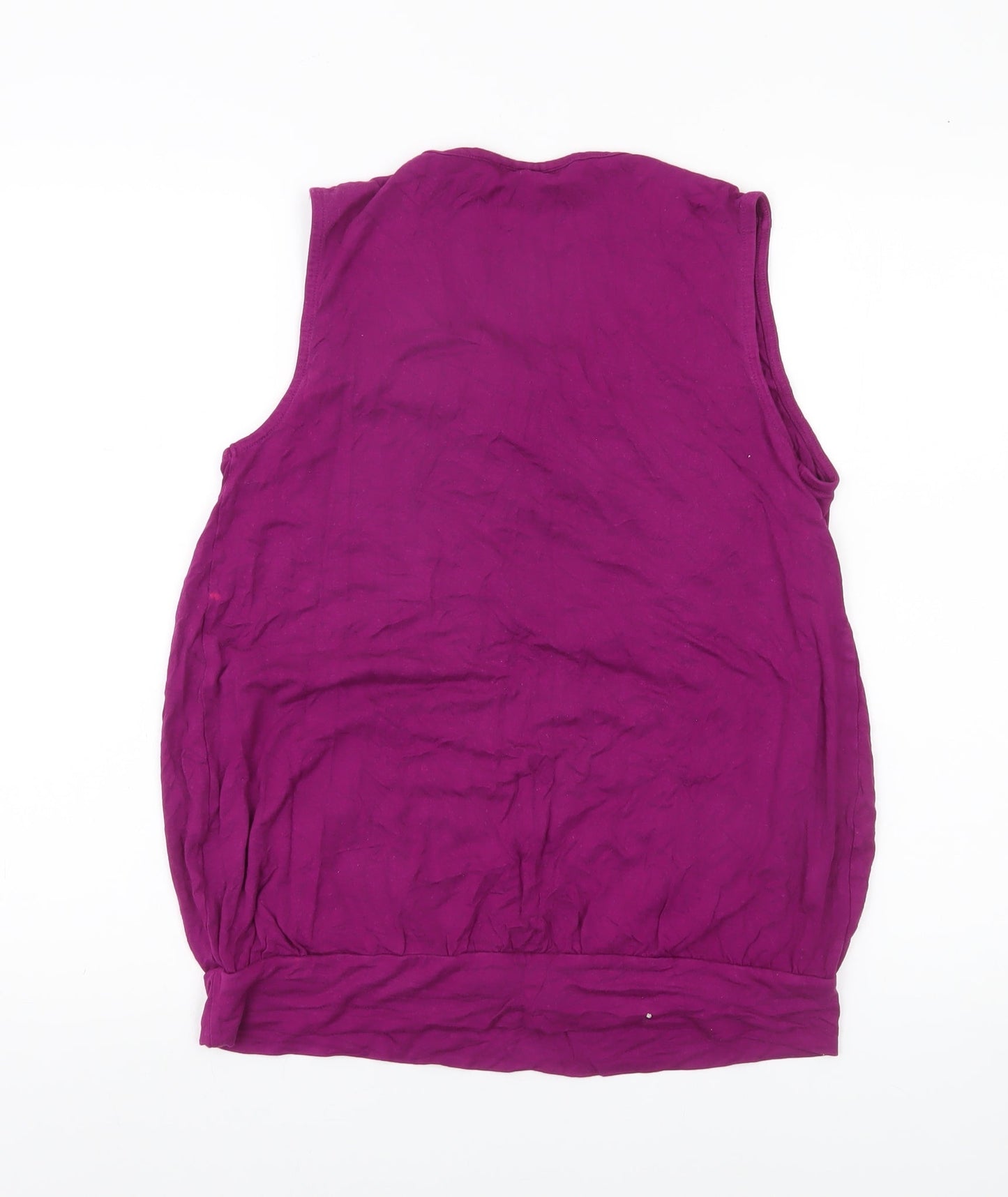 JoJo Maman Bébé Womens Purple Tank Top Scoop Neck Size S