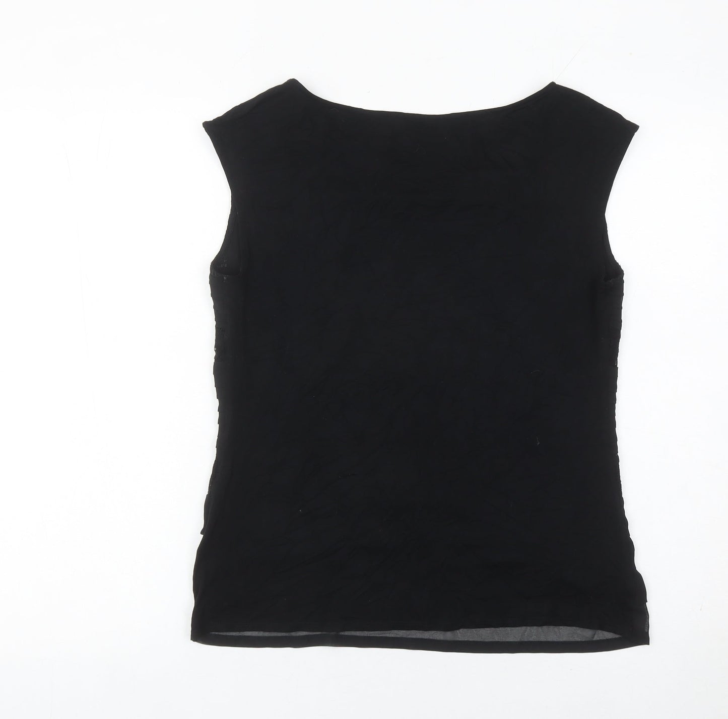Principles by Ben de Lisi Women's Black Size 12 Sleeveless Lace Blouse