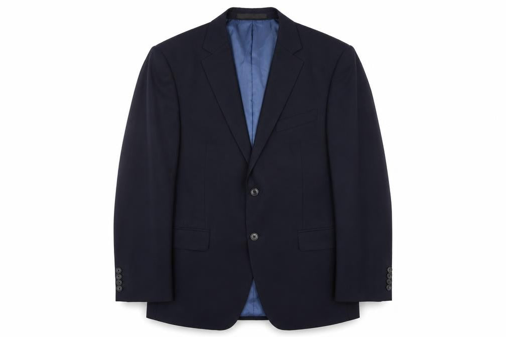 Marks and Spencer Men’s Blue 40in Wool Blend Blazer Jacket