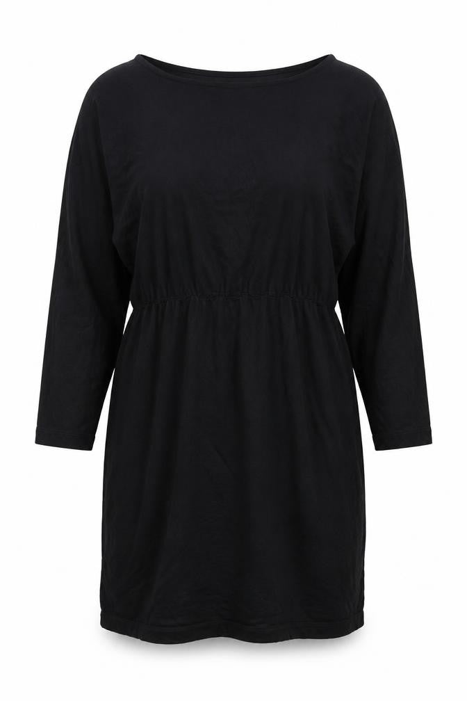 Mamas & Papas Women’s Black Size 14 Shift Dress Long Sleeve Knee Length