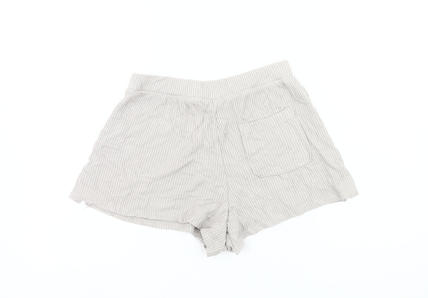 Abercrombie & Fitch Women’s Beige Striped Casual Shorts Size S