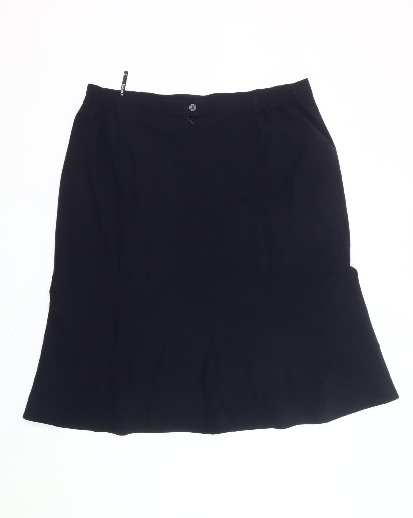 Eugen Klein Women's Black Size 22 Pencil Knee Length Skirt