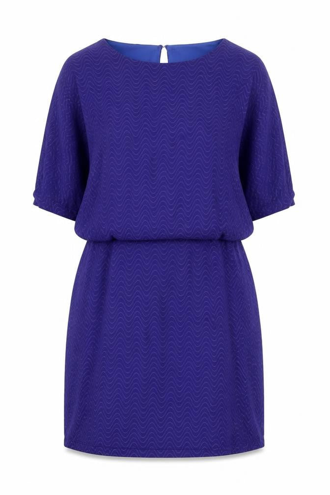 Akira Chicago Women’s Blue Blouson Short Dress Size M Party