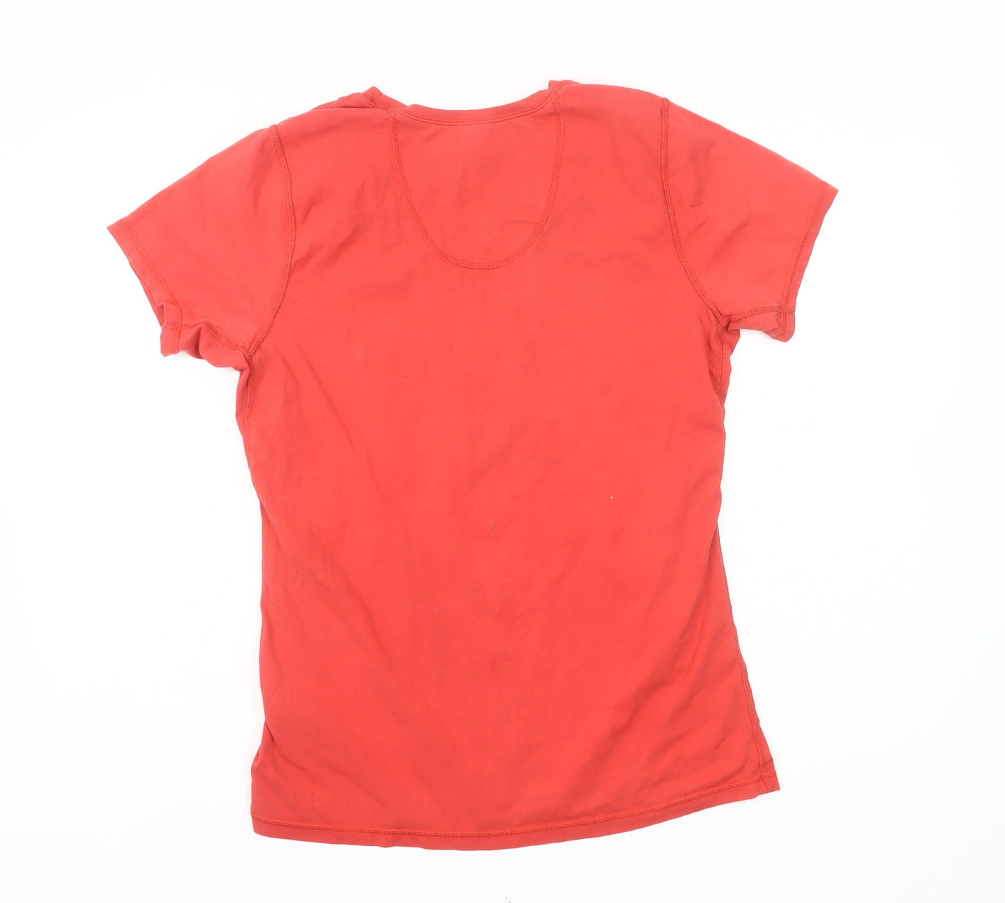 Nike Womens Red XL Dri-Fit Activewear T-Shirt Lightweight Sports Top