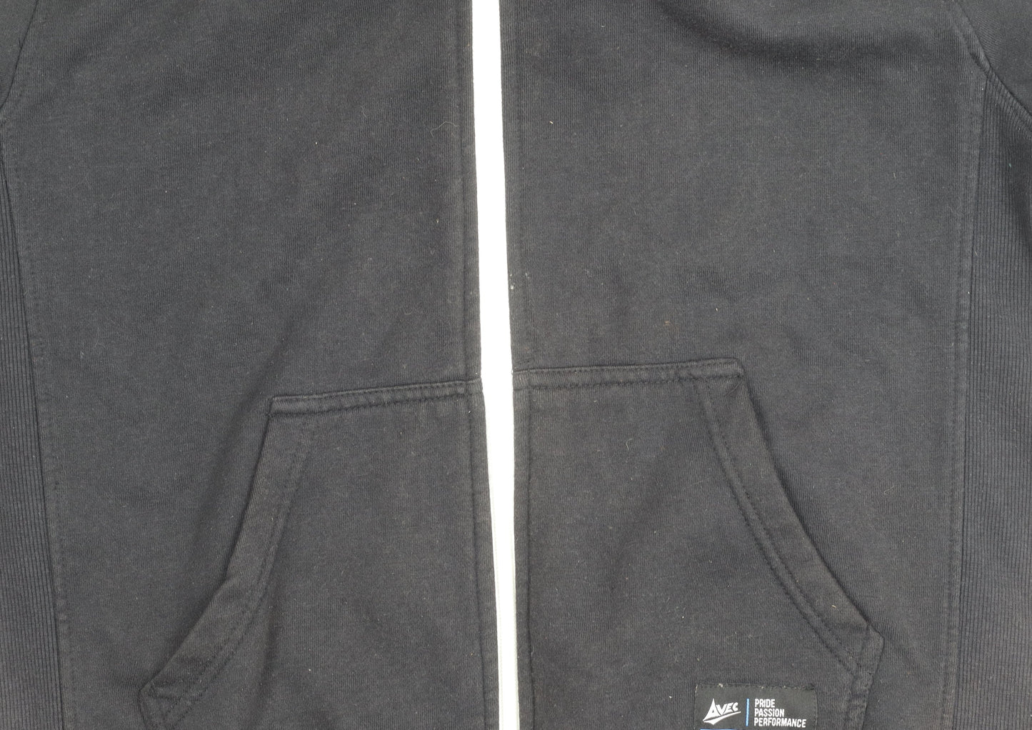 Avec Men’s Black Small Full Zip Hooded Sports Jacket