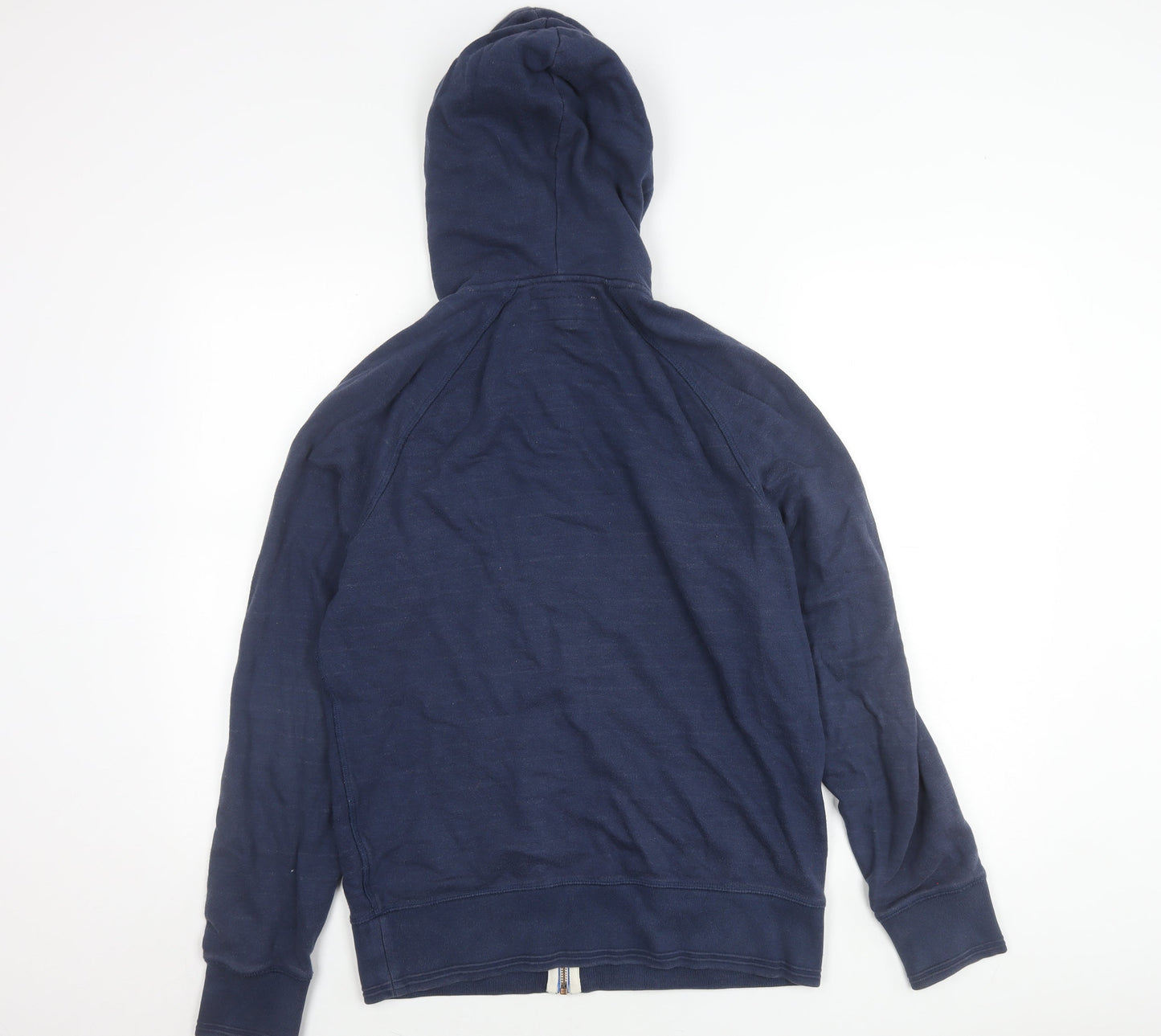Boden Men’s Blue Cotton Full Zip Hooded Jacket Size S