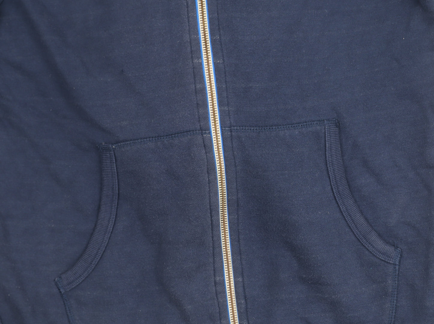 Boden Men’s Blue Cotton Full Zip Hooded Jacket Size S